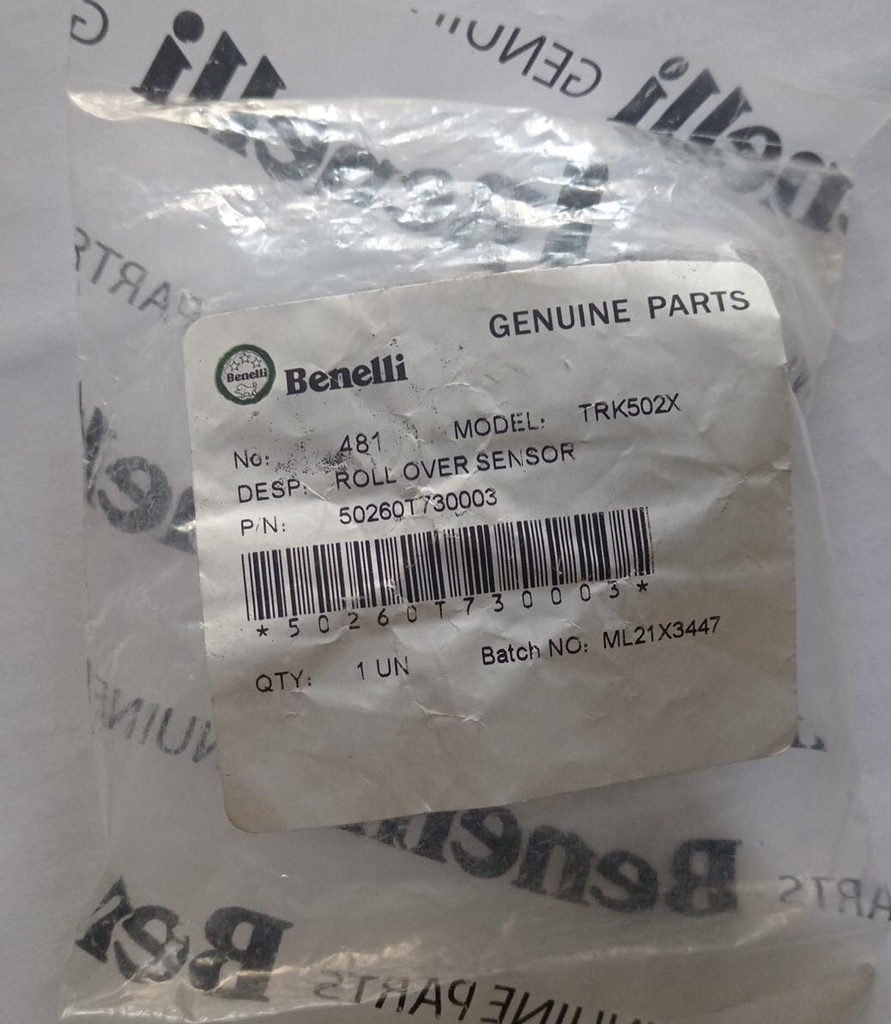 Valvula check o gas TNT150/TNT25/502/302