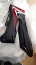 Cobertor delantero izquierdo negro con calcomanias Benelli TNT150