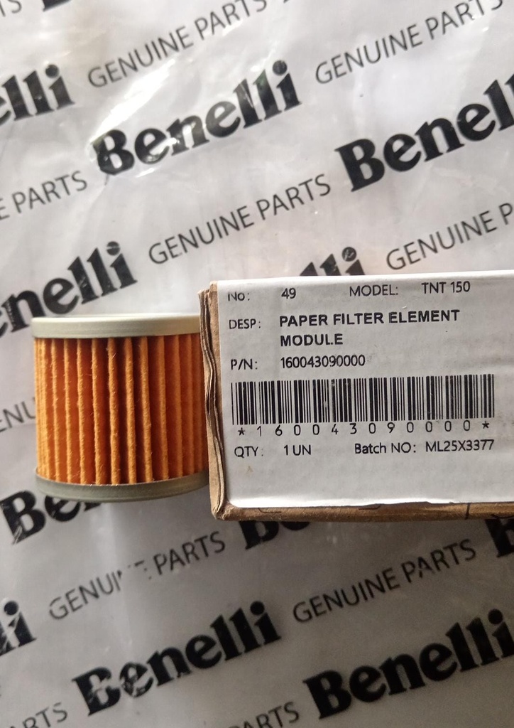 Filtro de aceite Benelli TNT150/180S