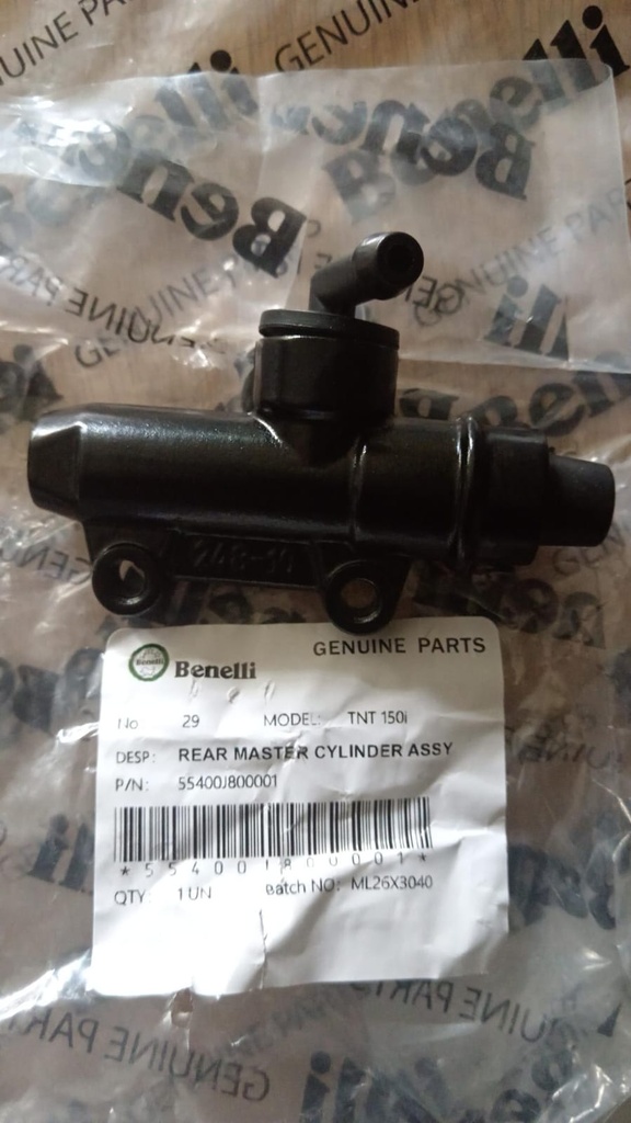 Bomba freno trasero Benelli TNT135/TNT150/180S