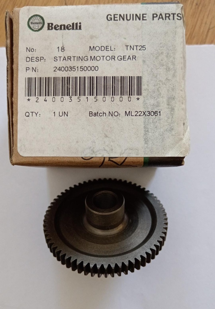 Piñon del motor de arranque TNT25